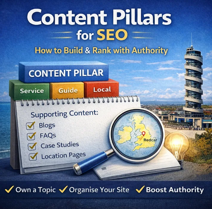 content pillars for redcar businesses featured image