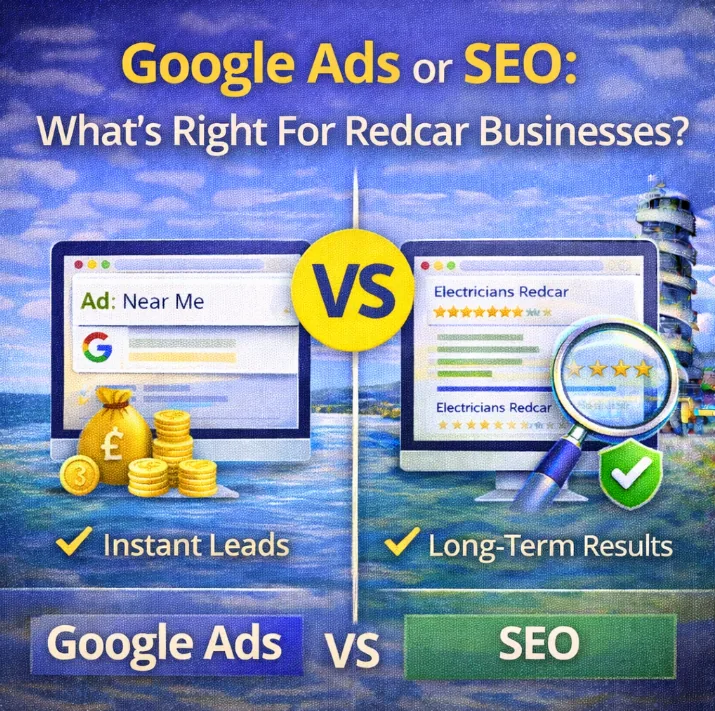 google ads vs seo redcar feautred image