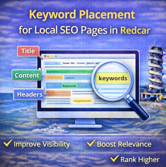 keyword placement for redcar SEO